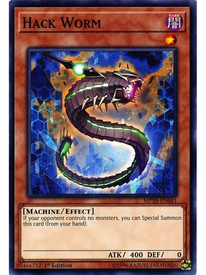 Hack Worm - MP18-EN041 - Common 1st Edition 1