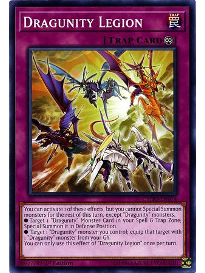 Dragunity Legion - CYHO-EN074 - Common 1st Edition 1