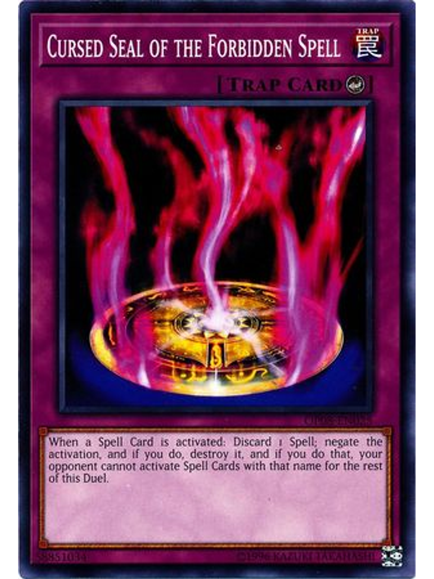 Cursed Seal of the Forbidden Spell - OP08-EN025 - Common 1