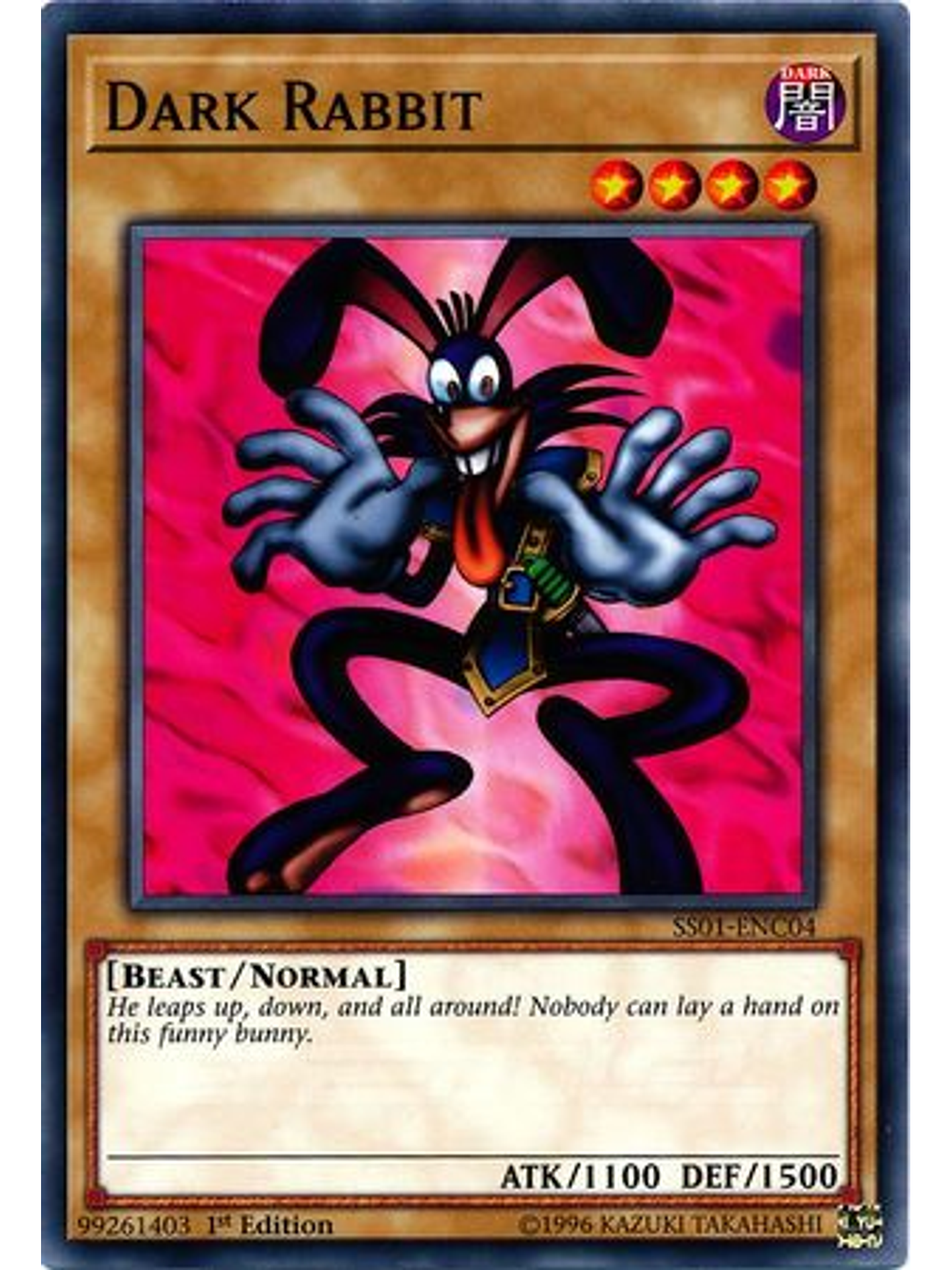 Dark Rabbit - SS01-ENC04 - Common 1st Edition 1