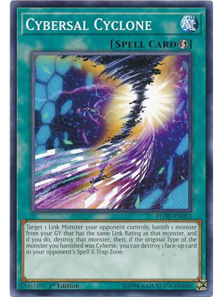 Cybersal Cyclone - FLOD-EN053 - Common 1st Edition 1