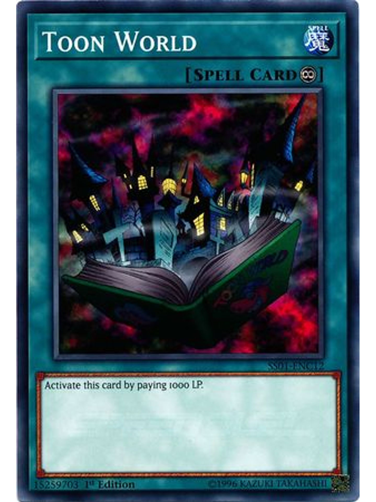 Toon World - SS01-ENC12 - Common 1st Edition 1