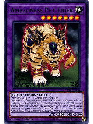 Amazoness Pet Liger - MP18-EN166 - Common 1st Edition