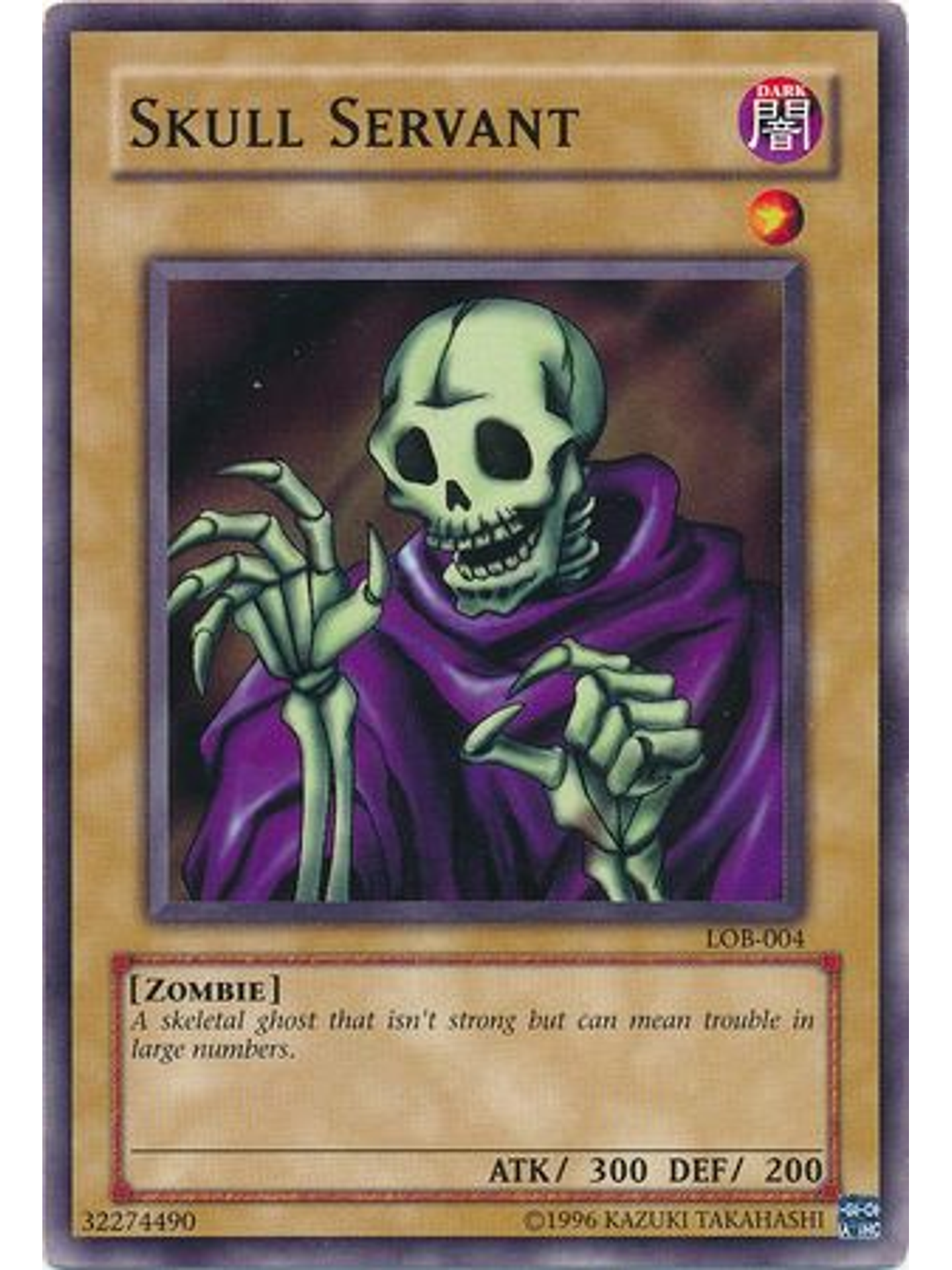 Skull Servant - LOB-004 - Common Unlimited 1