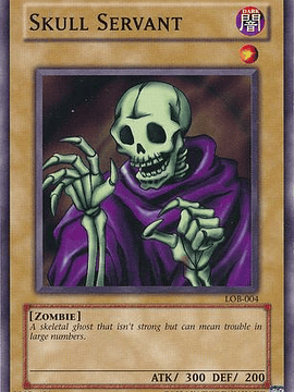 Skull Servant - LOB-004 - Common Unlimited