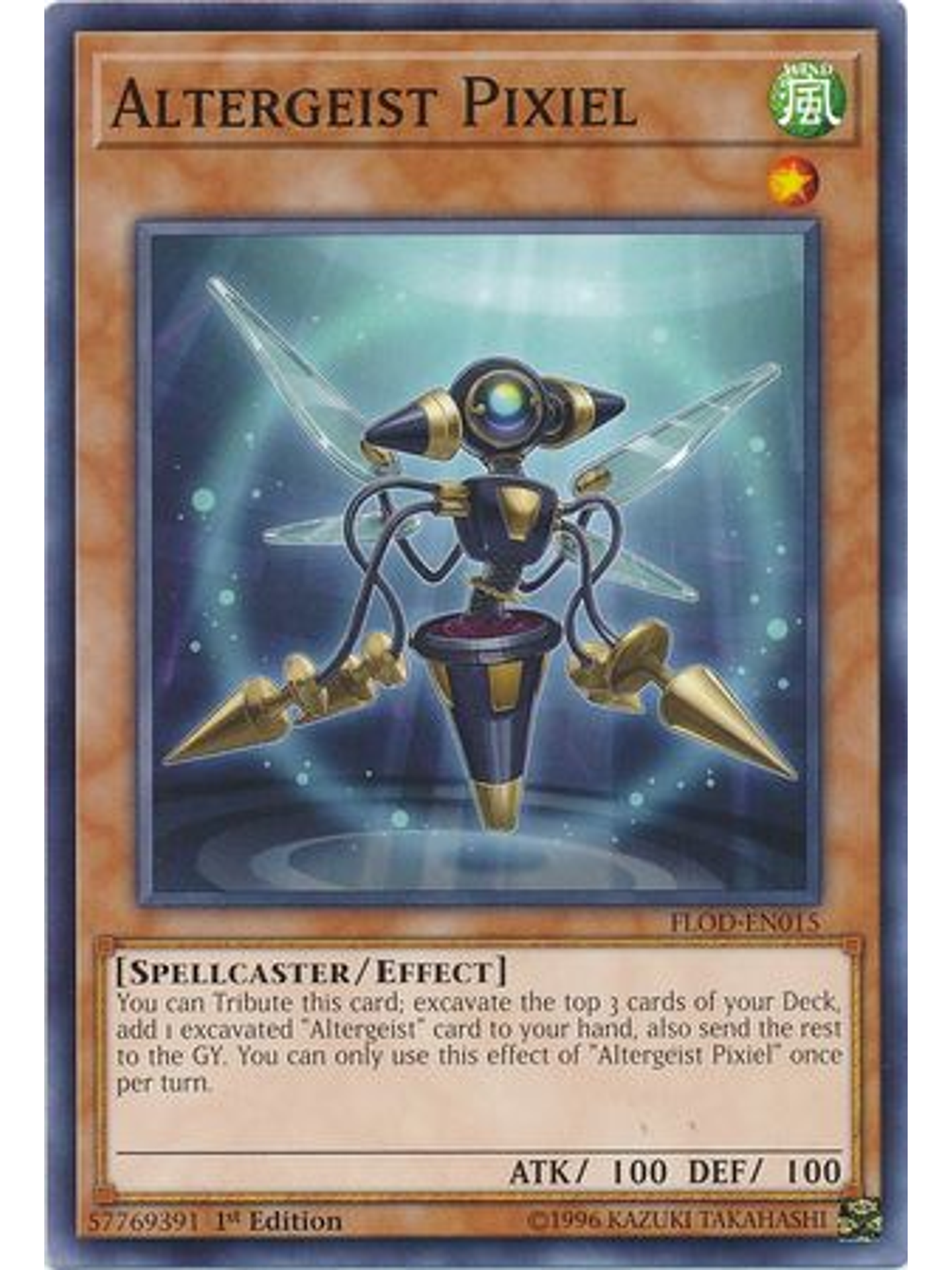Altergeist Pixiel - FLOD-EN015 - Common 1st Edition 1