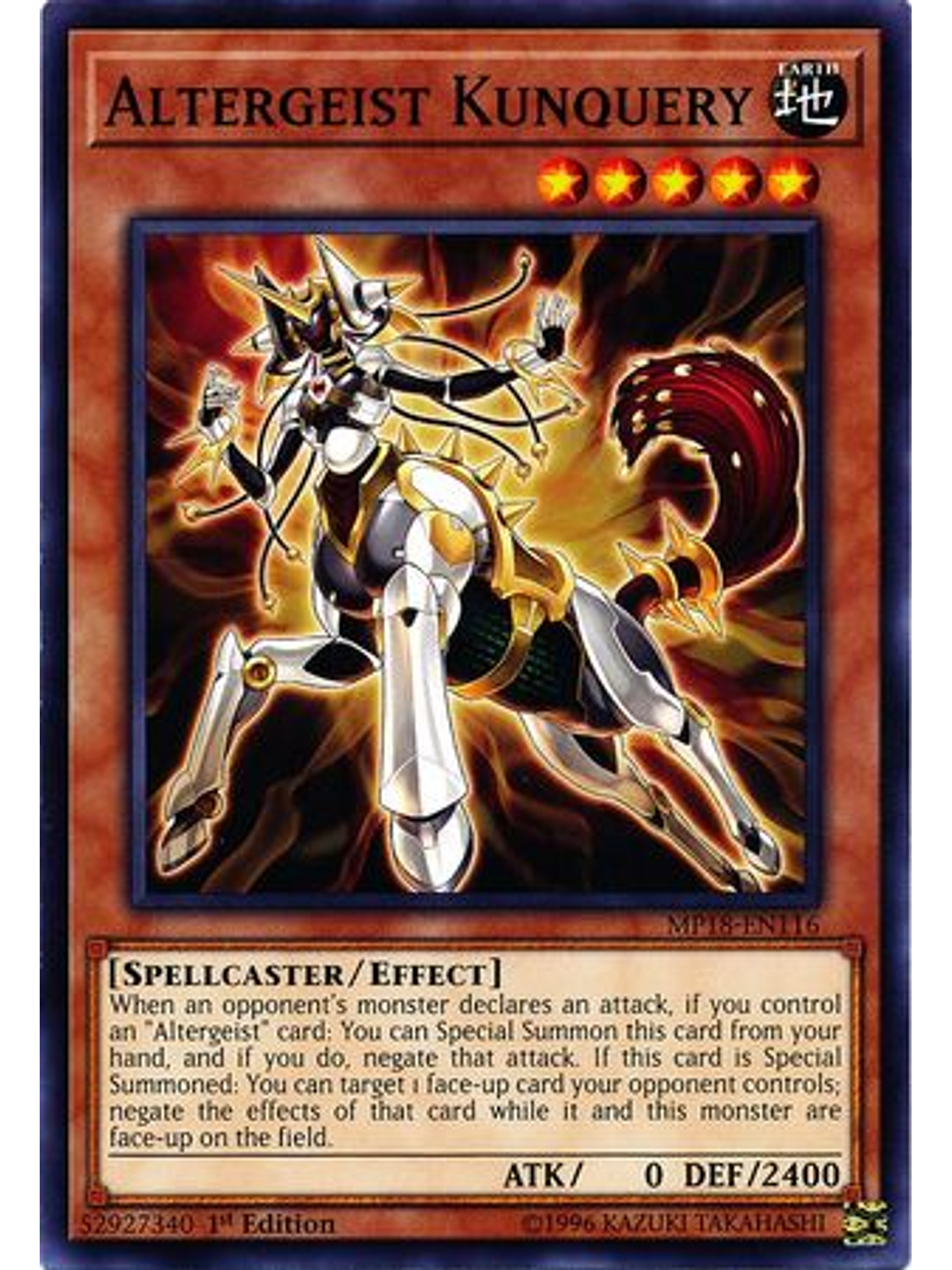 Altergeist Kunquery - MP18-EN116 - Common 1st Edition 1