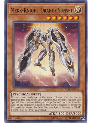 Mekk-Knight Orange Sunset - EXFO-EN016 - Common Unlimited
