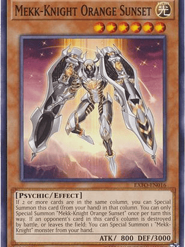 Mekk-Knight Orange Sunset - EXFO-EN016 - Common Unlimited