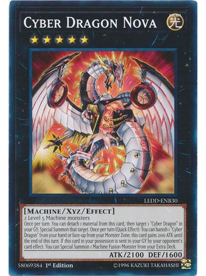 Cyber Dragon Nova - LEDD-ENB30 - Common 1st Edition 1