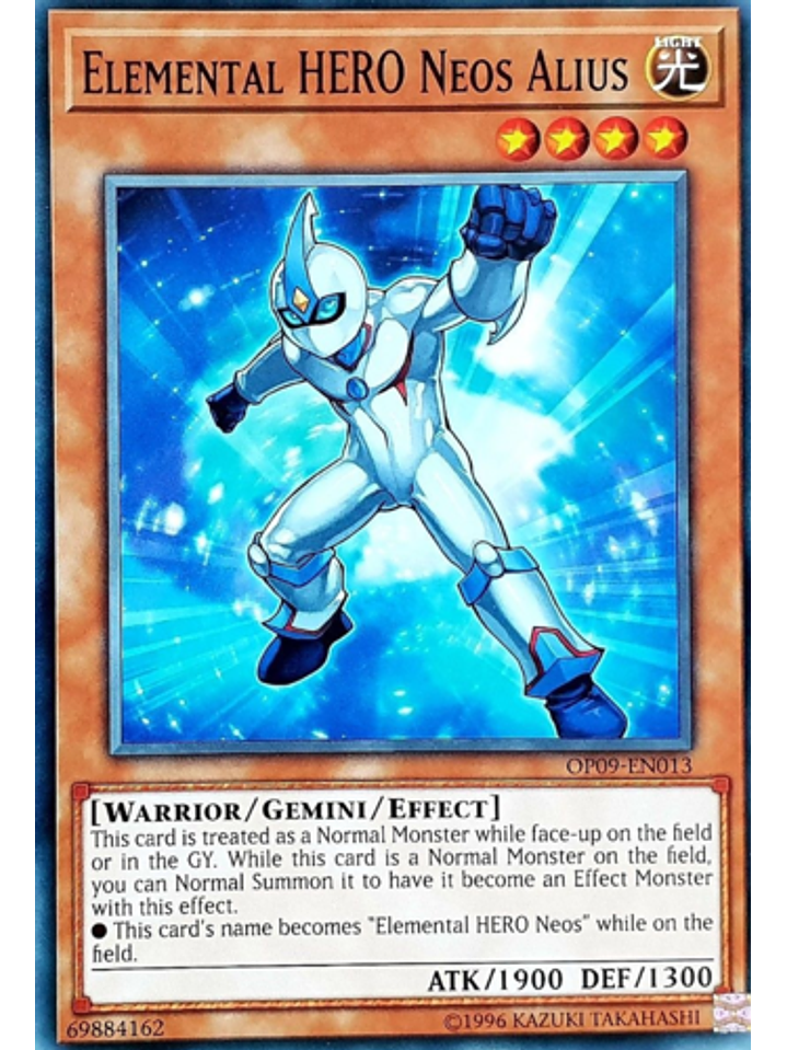 Elemental HERO Neos Alius - OP09-EN013 - Common 1