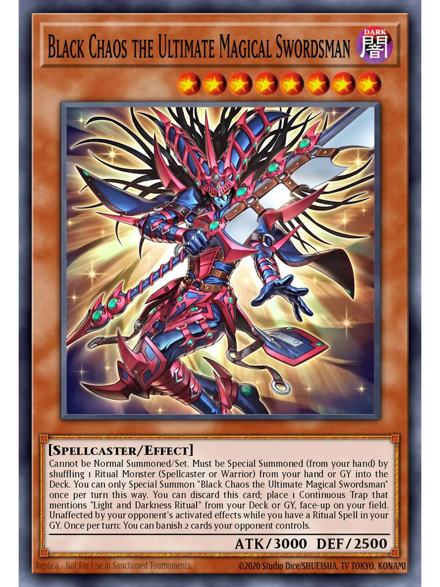 Black Chaos - CORI-EN001 - Starlight Rare 1st Edition 1