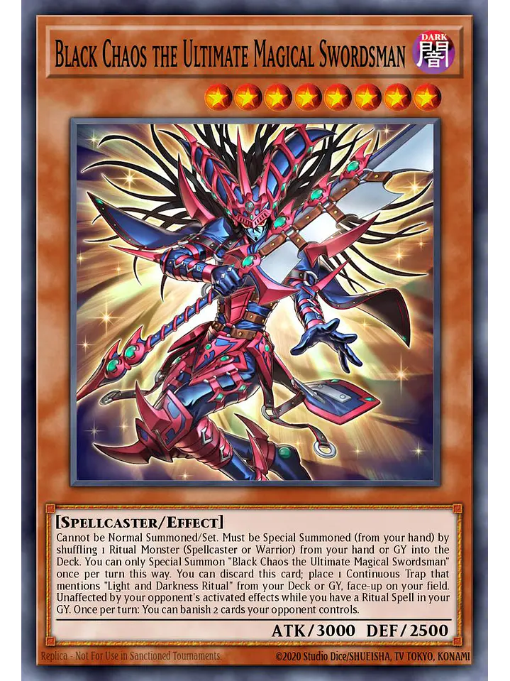 Black Chaos - CORI-EN001 - Starlight Rare 1st Edition 1