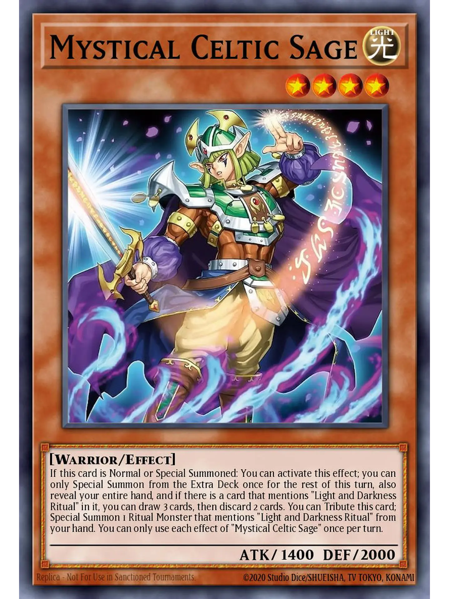 Celtic Mystic - CORI-EN003 - Starlight Rare 1st Edition 1