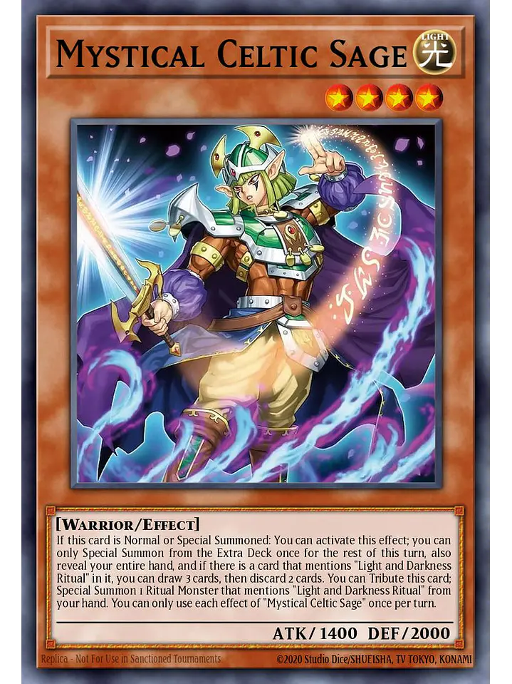 Celtic Mystic - CORI-EN003 - Super Rare 1st Edition 1