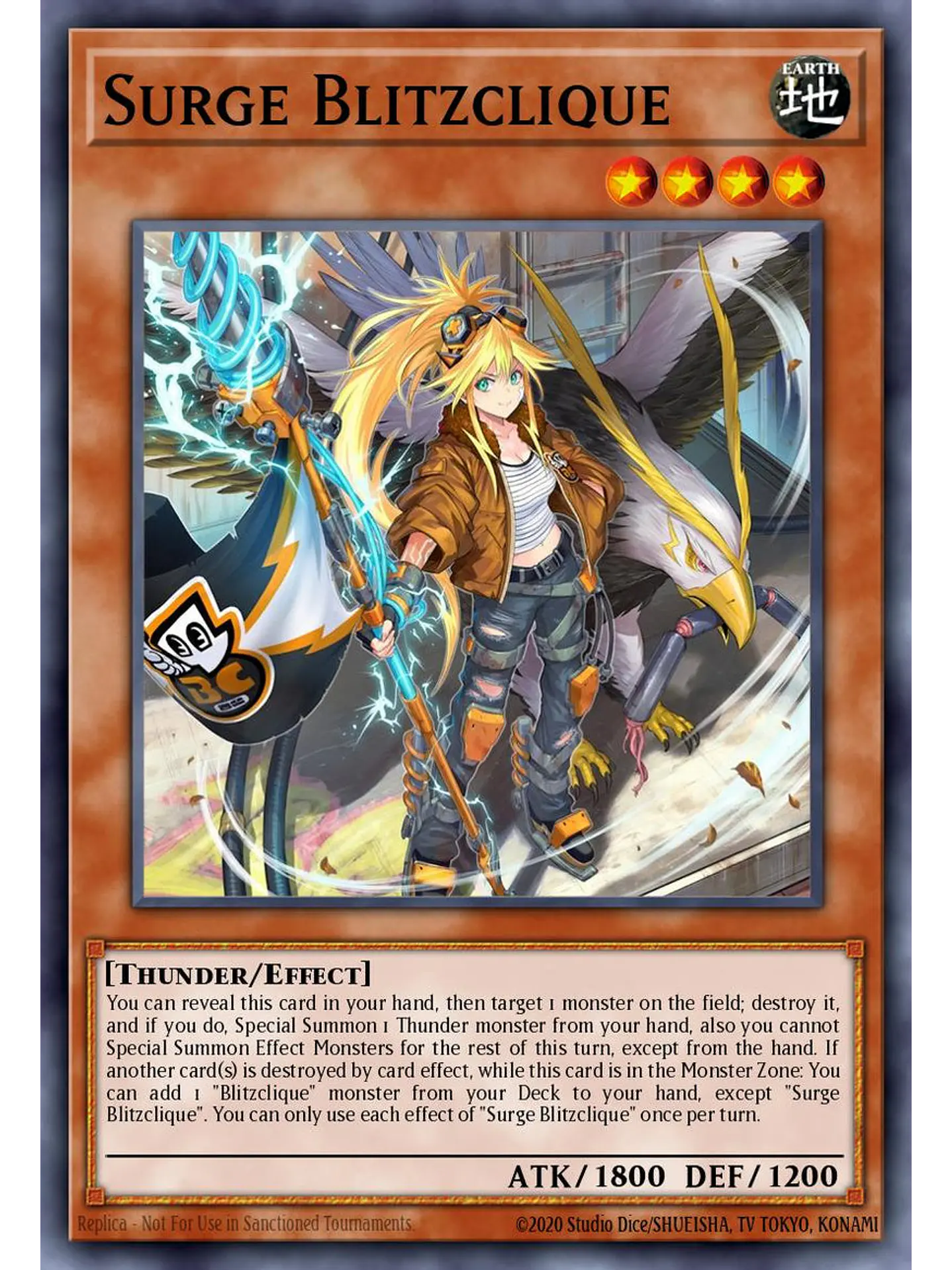 Surge Blitzclique - CORI-EN011 - Secret Rare 1st Edition 1