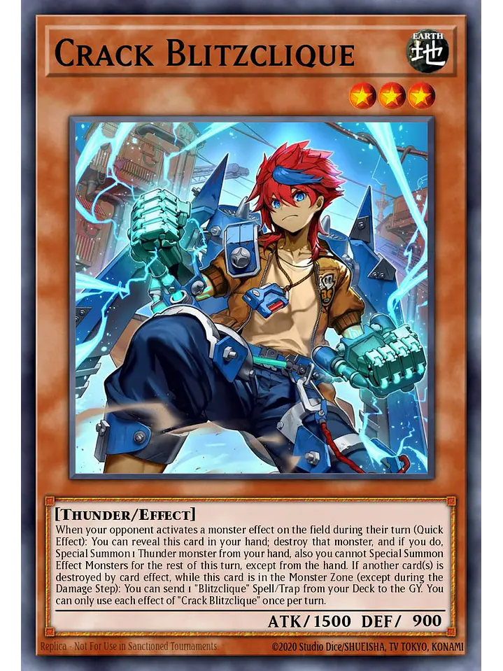 Crackle Blitzclique - CORI-EN012 - Secret Rare 1st Edition 1