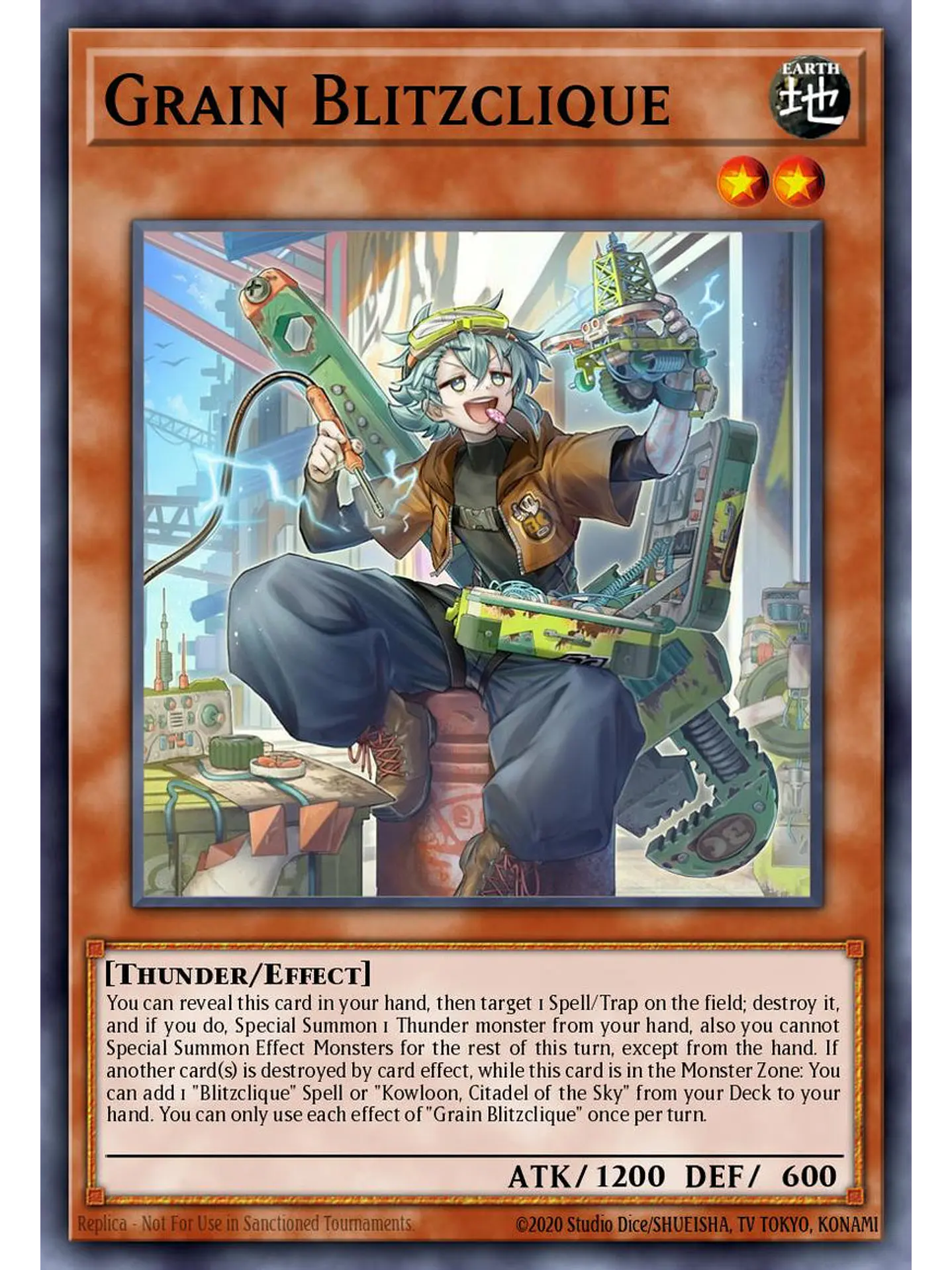Grain Blitzclique - CORI-EN013 - Super Rare 1st Edition 1