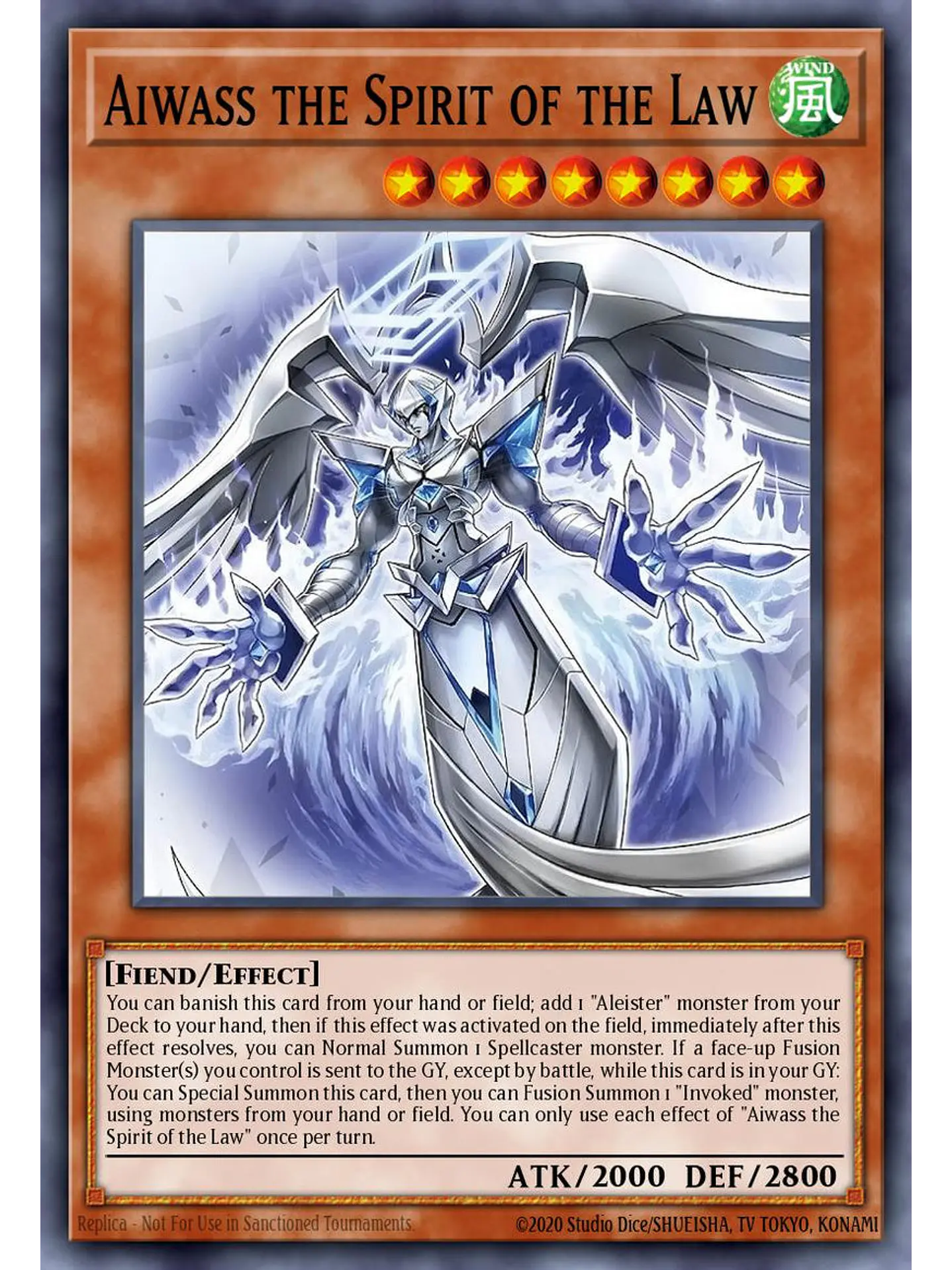 Aiwass, Divine Spirit of the Law - CORI-EN016 - Super Rare 1st Edition 1