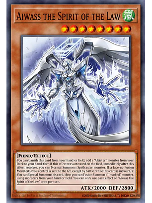 Aiwass, Divine Spirit of the Law - CORI-EN016 - Super Rare 1st Edition