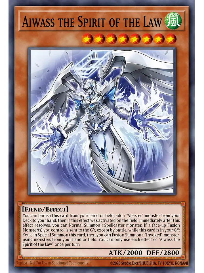 Aiwass, Divine Spirit of the Law - CORI-EN016 - Super Rare 1st Edition 1