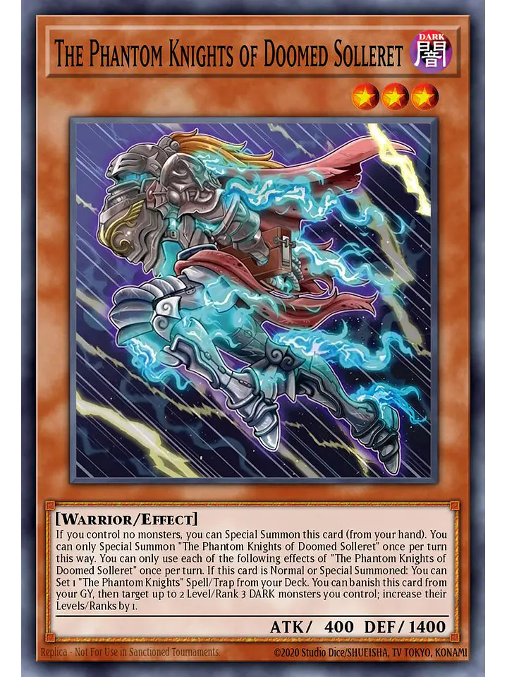 The Phantom Knights of Doomed Soleret - CORI-EN019 - Common 1st Edition 1