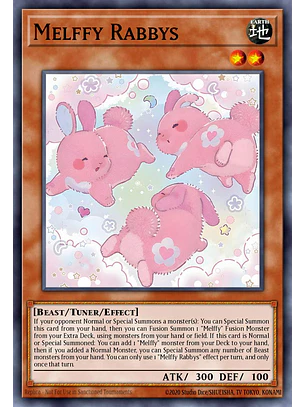 Melffy Rabbys - CORI-EN021 - Super Rare 1st Edition