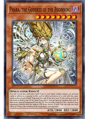 Phara the Primordial Goddess - CORI-EN022 - Secret Rare 1st Edition