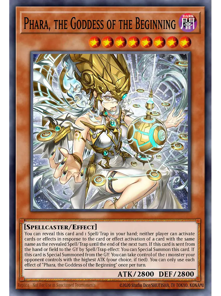 Phara the Primordial Goddess - CORI-EN022 - Secret Rare 1st Edition 1