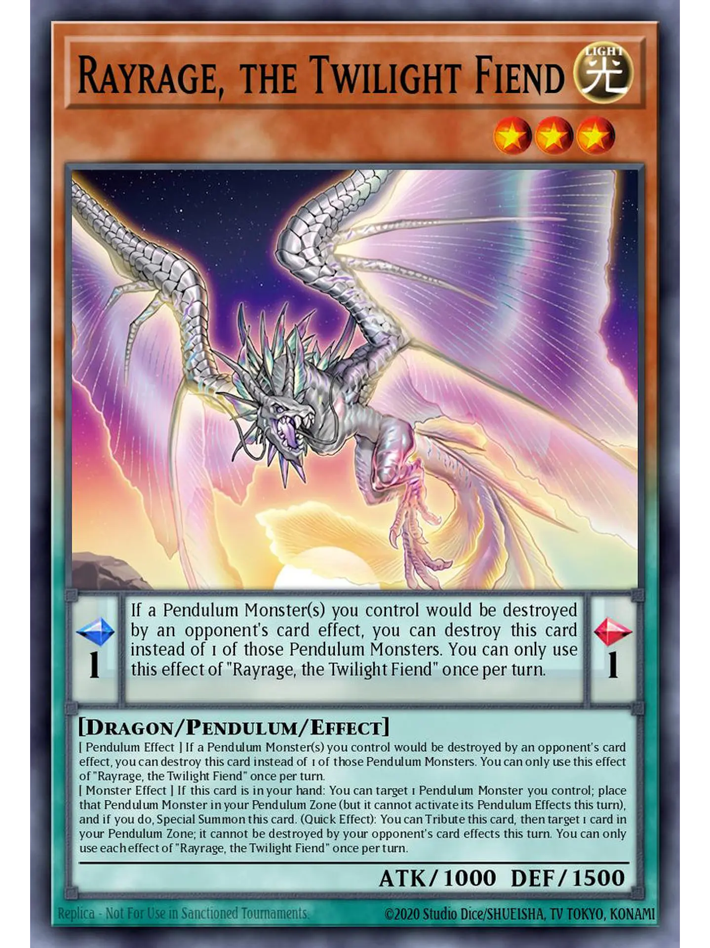 Twilight Specter Rayrage - CORI-EN025 - Common 1st Edition 1