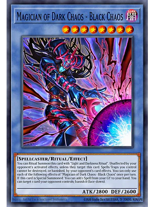 Magician of Dark Chaos - Black Chaos - CORI-EN027 - Secret Rare 1st Edition