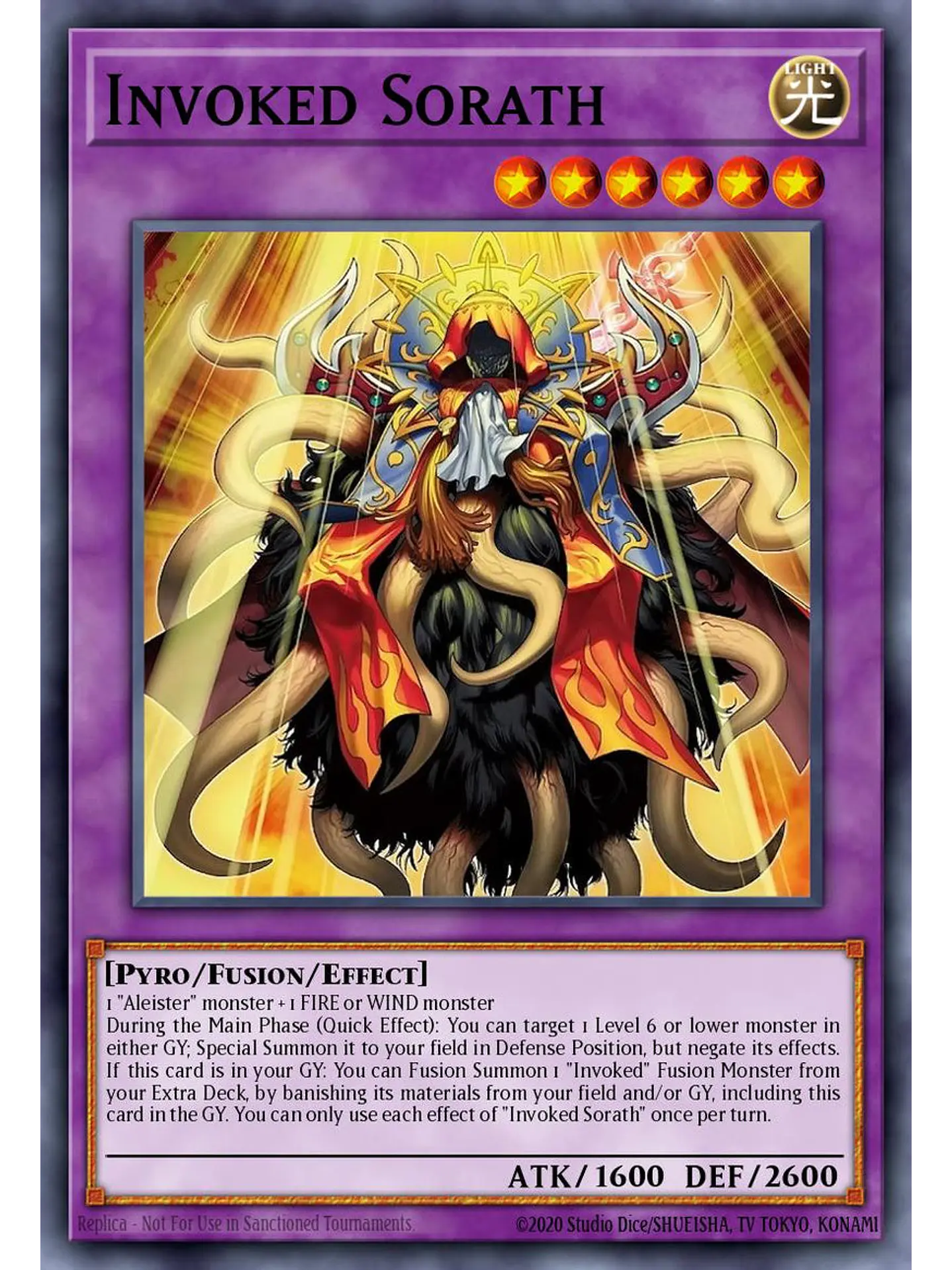 Invoked Sorath - CORI-EN030 - Super Rare 1st Edition 1