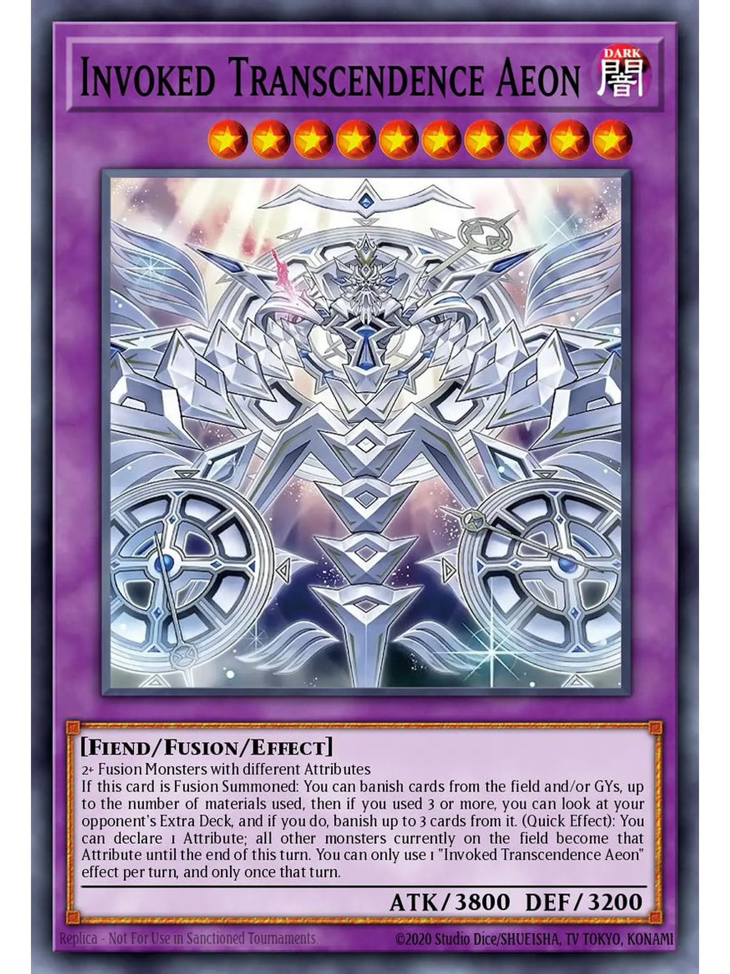Hyperinvoked Aeon - CORI-EN033 - Starlight Rare 1st Edition 1