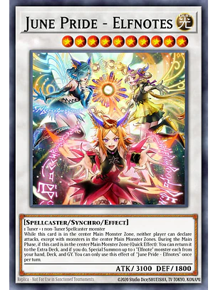 Elfnote June Pride - CORI-EN035 - Ultra Rare 1st Edition