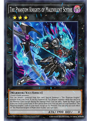 The Phantom Knights of Malevolent Scythe - CORI-EN037 - Starlight Rare 1st Edition