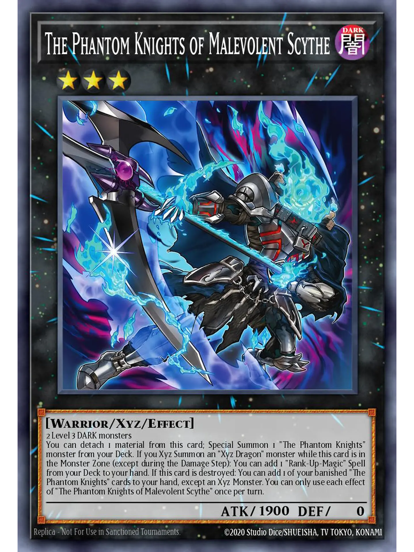 The Phantom Knights of Malevolent Scythe - CORI-EN037 - Super Rare 1st Edition 1