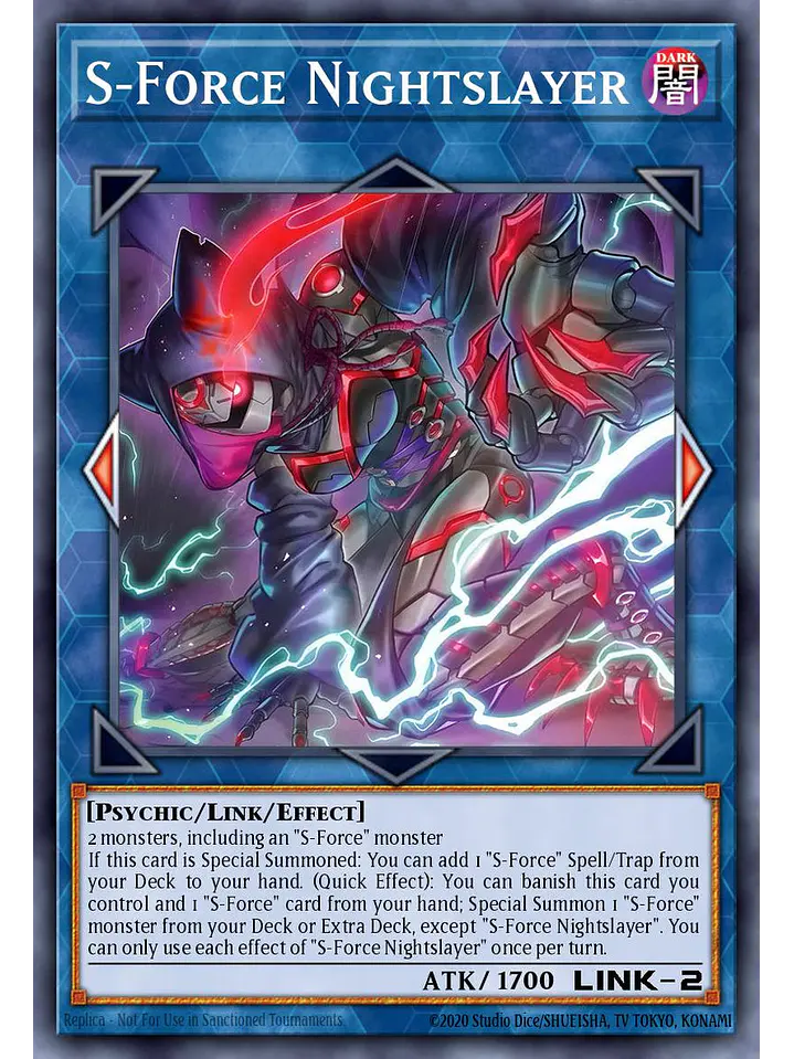 S-Force Nightcatcher - CORI-EN040 - Super Rare 1st Edition 1