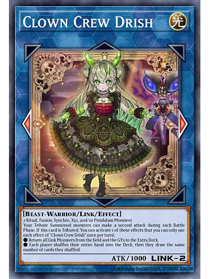 Clown Crew Dristy - CORI-EN042 - Super Rare 1st Edition