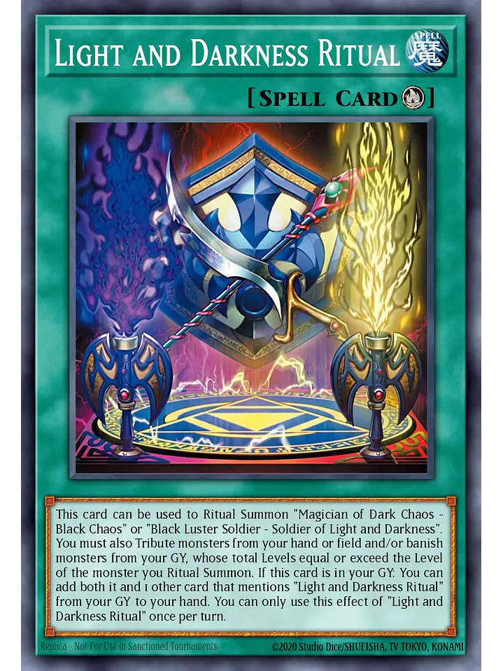 Light and Darkness Ritual - CORI-EN044 - Common 1st Edition 1