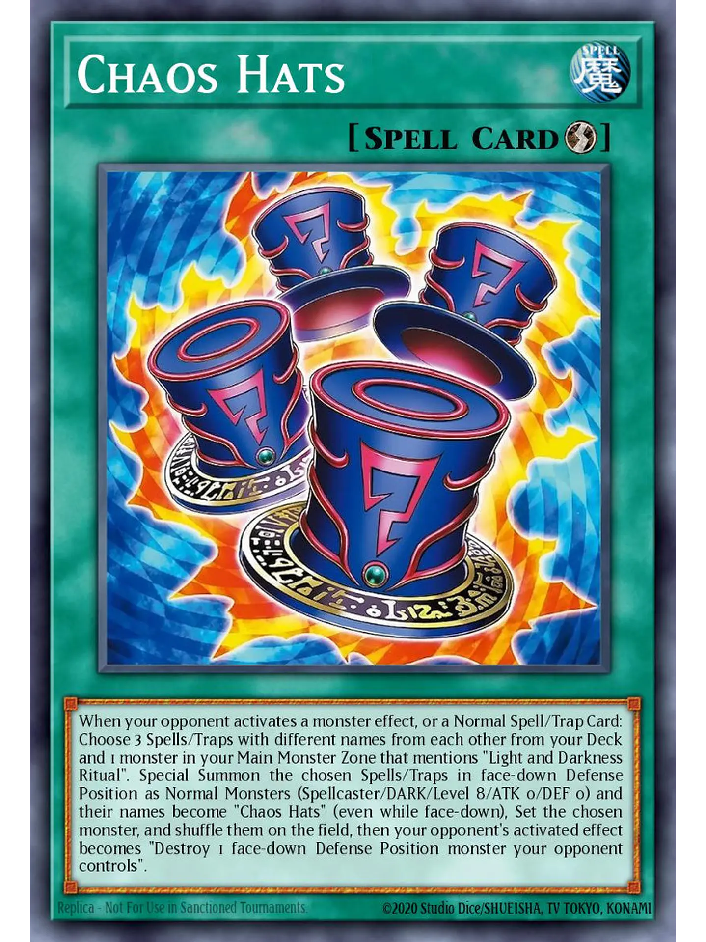 Chaos Magical Hats - CORI-EN046 - Super Rare 1st Edition 1