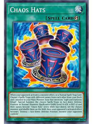 Chaos Magical Hats - CORI-EN046 - Super Rare 1st Edition