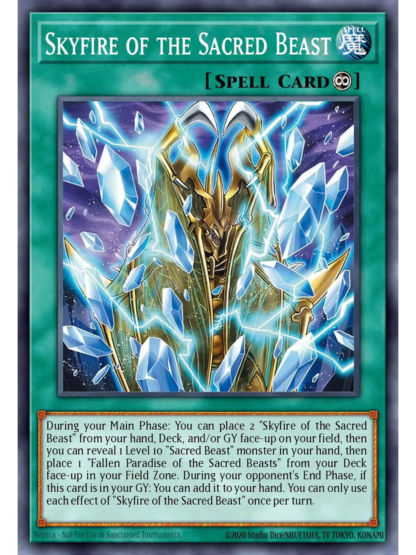Sacred Beasts Thunderclap - CORI-EN049 - Common 1st Edition 1