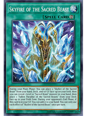 Sacred Beasts Thunderclap - CORI-EN049 - Common 1st Edition