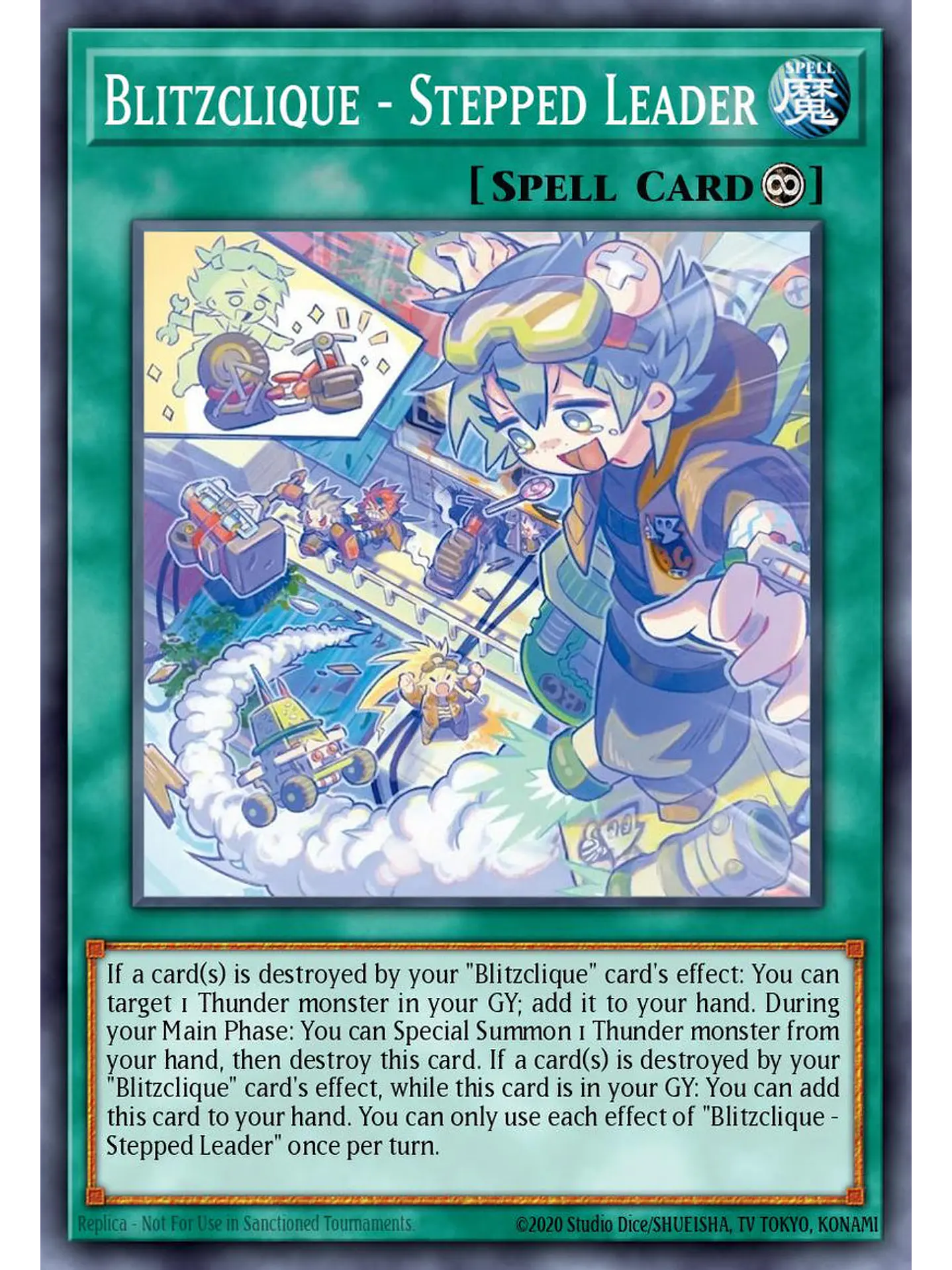 Blitzclique - Steppleader - CORI-EN052 - Common 1st Edition 1