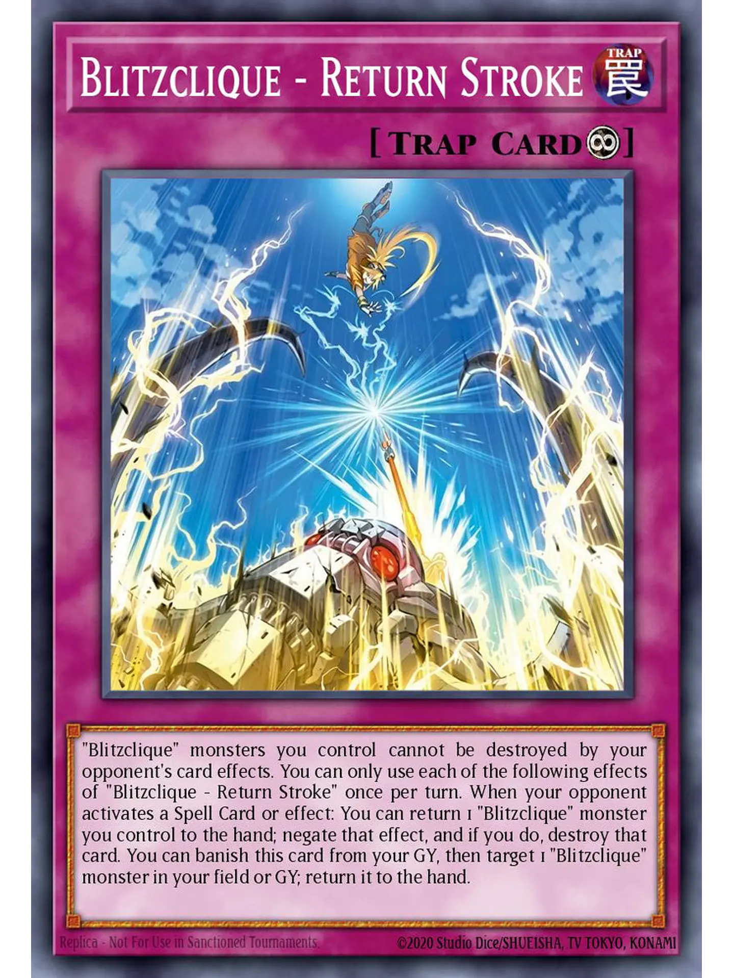 Blitzclique Return Stroke - CORI-EN068 - Common 1st Edition 1