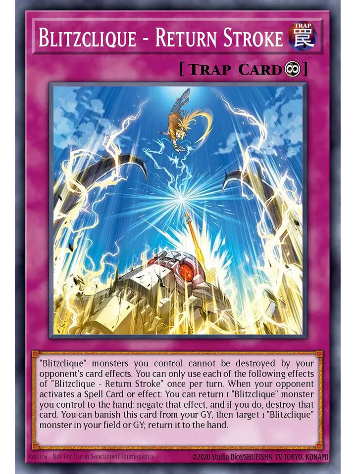Blitzclique Return Stroke - CORI-EN068 - Common 1st Edition 1