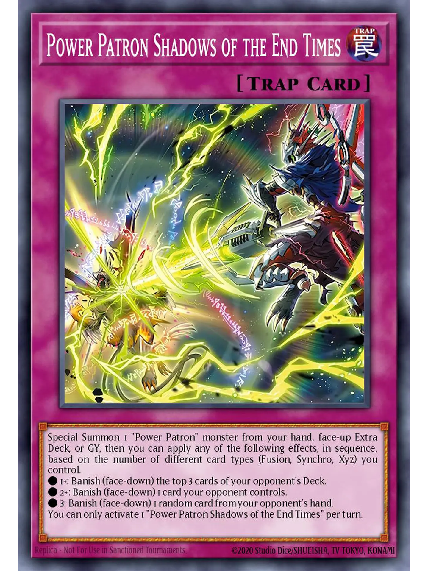 Power Patron Shade of the Final Hour - CORI-EN071 - Common 1st Edition 1