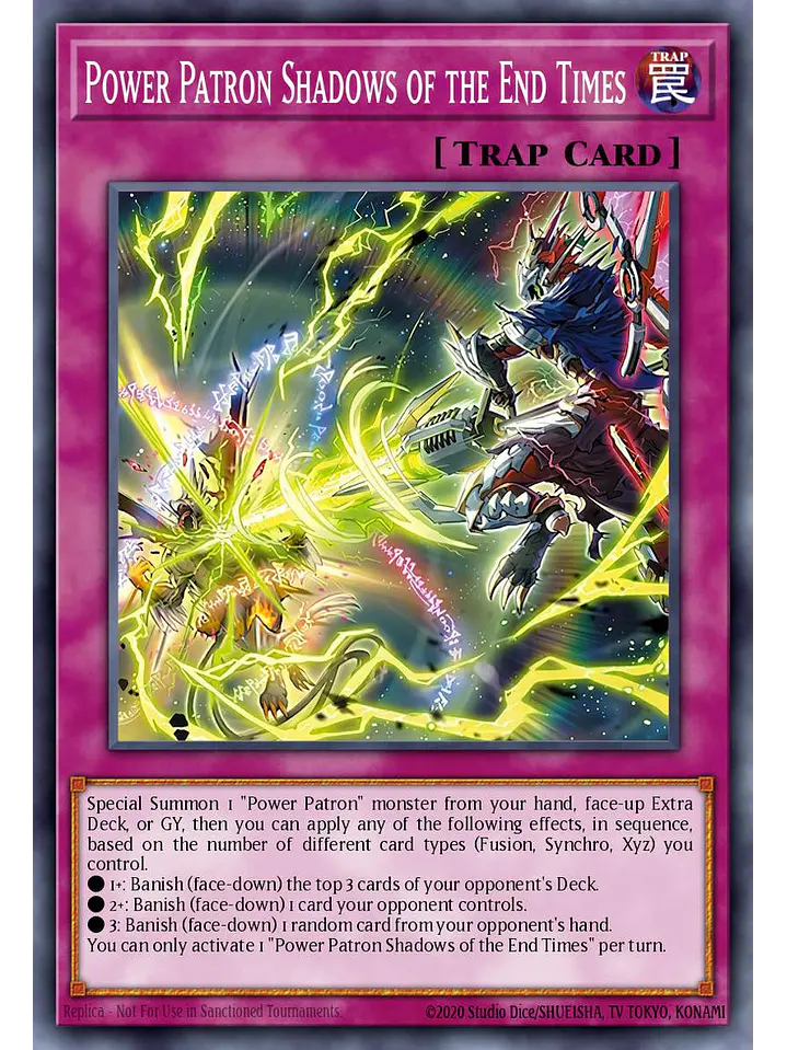Power Patron Shade of the Final Hour - CORI-EN071 - Common 1st Edition 1