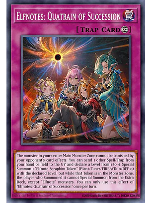 Elfnotes: Quatrain of Succession - CORI-EN072 - Common 1st Edition