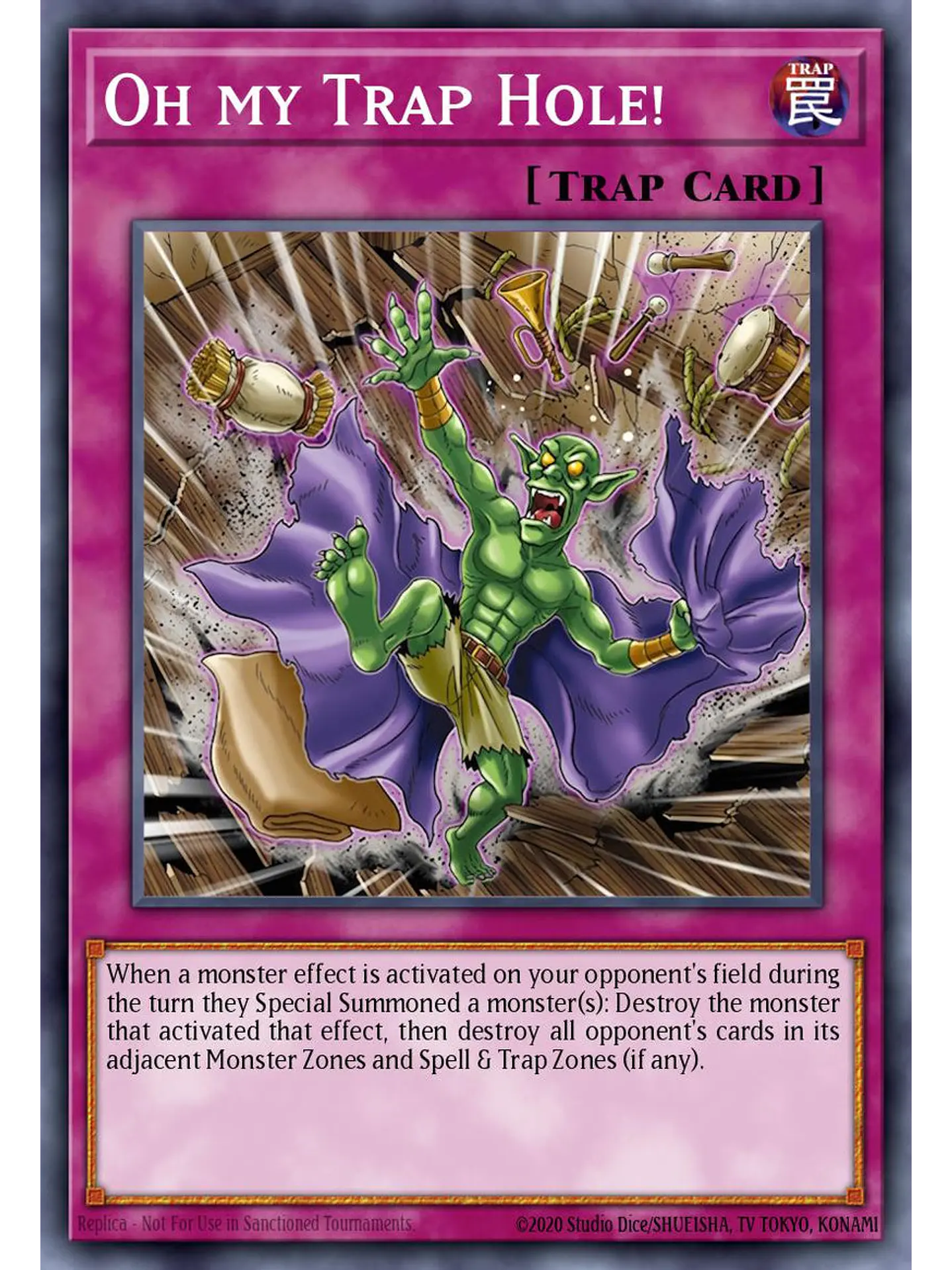 Foolish Trap Hole - CORI-EN077 - Common 1st Edition 1